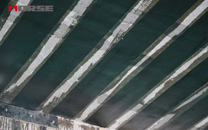 Repair concrete with CFRP strengthening system Repair concrete with CFRP strengthening system