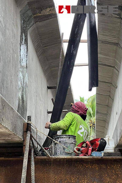 HM-30 CFRP on Joints of Girders at Mati-Maragusan Bridge HM-30 CFRP on Joints of Girders at Mati-Maragusan Bridge