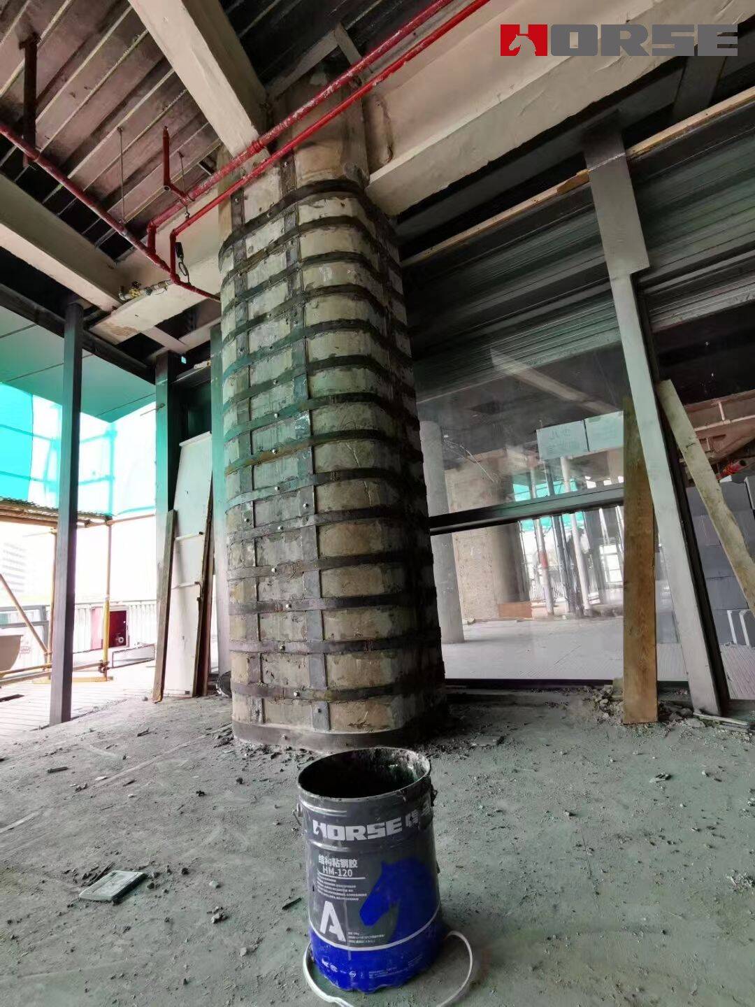 steel jacketing of column steel jacketing of column