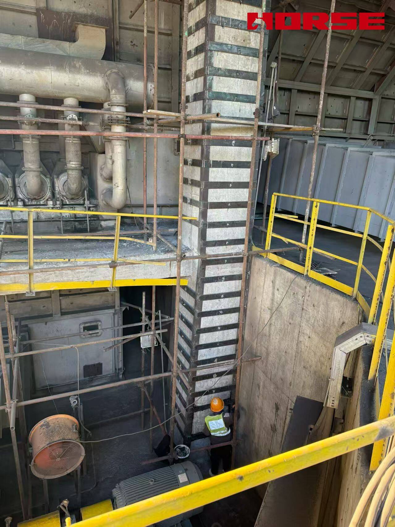 Reinforcing Cement Plant Columns with Steel Jacketing Reinforcing Cement Plant Columns with Steel Jacketing