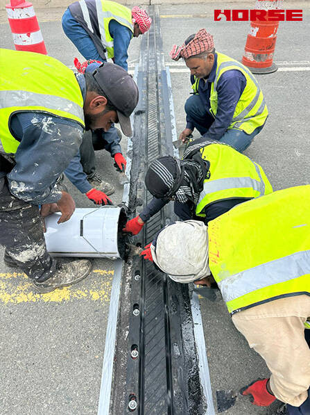 HM‑TS Mortar for Bridge Expansion Joint