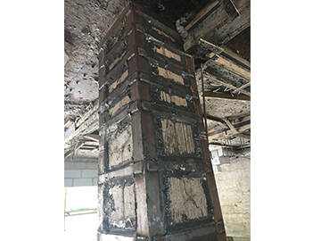 Column reinforcement:Reinforcement of old industrial buildings
